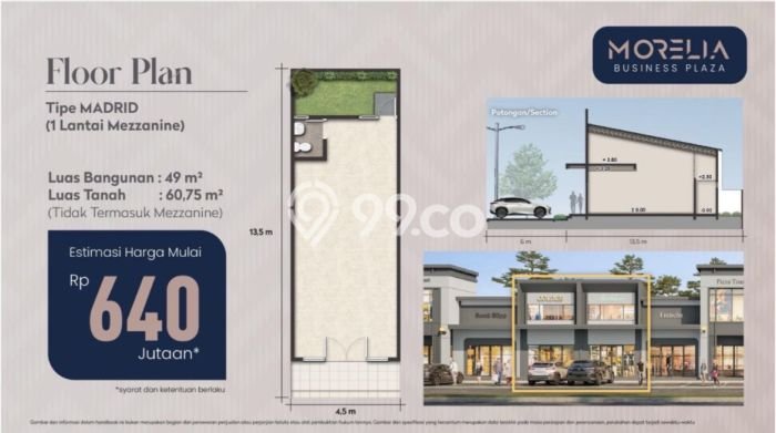 Unit Ruko Dijual di Tenjo Bogor Luas Tanah 60m2, Luas Bangunan 49m2 Unit Ruko Dijual di Tenjo Bogor Luas Tanah 60m2, Luas Bangunan 49m2