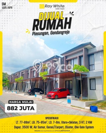 Rumah Strategis Modern Lb 75m2 di Karanganyar, Karanganyar Rumah Strategis Modern Lb 75m2 di Karanganyar, Karanganyar