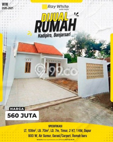 Rumah Minimalis Favorit Siap Huni di Banjarsari LT 80m2 Rumah Minimalis Favorit Siap Huni di Banjarsari LT 80m2