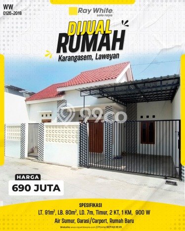 Rumah Minimalis Favorit Siap Huni di Banjarsari LT 80m2 Rumah Minimalis Favorit Siap Huni di Banjarsari LT 80m2