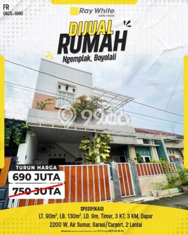 Rumah Area Nyaman di Ngemplak, Boyolali, LT 90m² Bangunan 130m² Rumah Area Nyaman di Ngemplak, Boyolali, LT 90m² Bangunan 130m²