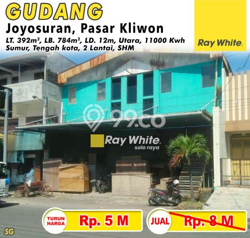 Gudang Dijual Lokasi Stratagis di Pasar Kliwon Surakarta Cocok untuk Investasi Gudang Dijual Lokasi Stratagis di Pasar Kliwon Surakarta Cocok untuk Investasi