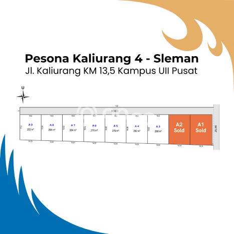 Jarang Ada! Tanah di Ngaglik Punya Luas 279m2 SHM Jarang Ada! Tanah di Ngaglik Punya Luas 279m2 SHM