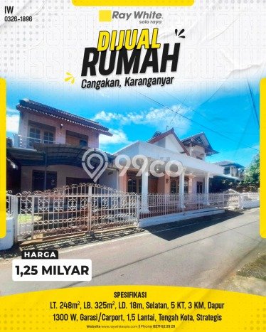 Dijual Cepat Rumah Bagus Siap Huni LB 325m2 di Karanganyar, Karanganyar Dijual Cepat Rumah Bagus Siap Huni LB 325m2 di Karanganyar, Karanganyar