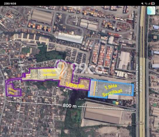 Gudang Paling Dicari LB 15943m2 Dijual di Cakung Gudang Paling Dicari LB 15943m2 Dijual di Cakung