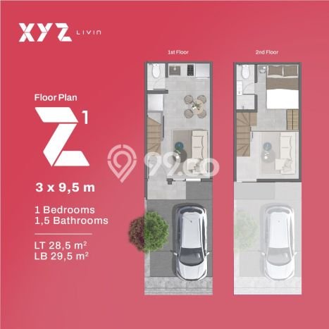 Rumah Minimalis Terbaik Siap Huni di Lippo Cikarang LT 28m2 Rumah Minimalis Terbaik Siap Huni di Lippo Cikarang LT 28m2