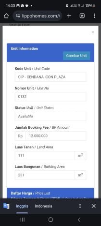 Rumah Modern 3 KT LT 111m2 di Lippo Karawaci Rumah Modern 3 KT LT 111m2 di Lippo Karawaci