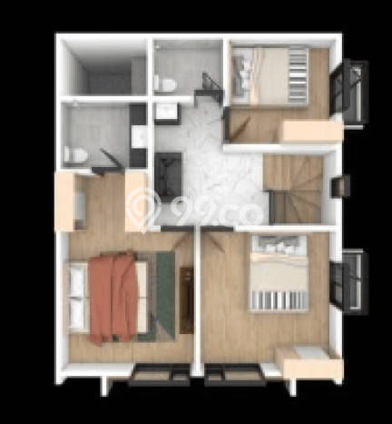 Rumah Mewah LB 127m2 Siap Pakai Desain Elegan di Metland Puri, Jakarta Barat Rumah Mewah LB 127m2 Siap Pakai Desain Elegan di Metland Puri, Jakarta Barat
