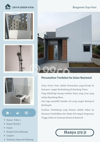 Jual Rumah Harga Miring Cibiru Punya 3 Kamar & LT 100m2 Jual Rumah Harga Miring Cibiru Punya 3 Kamar & LT 100m2