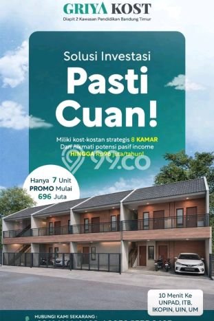 Kost Dijual Lokasi Jatinangor, Sumedang, Spesifikasi 8 Kamar Tidur dan Luas 150m2 Kost Dijual Lokasi Jatinangor, Sumedang, Spesifikasi 8 Kamar Tidur dan Luas 150m2