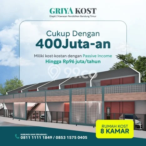 Kost Dijual Lokasi Jatinangor, Sumedang, Spesifikasi 8 Kamar Tidur dan Luas 100m2 Kost Dijual Lokasi Jatinangor, Sumedang, Spesifikasi 8 Kamar Tidur dan Luas 100m2