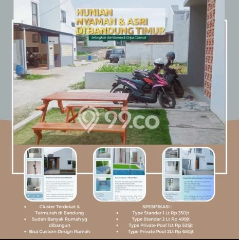 Rumah Murah LT 100m2 di Bandung Kota Akses Mudah Rumah Murah LT 100m2 di Bandung Kota Akses Mudah