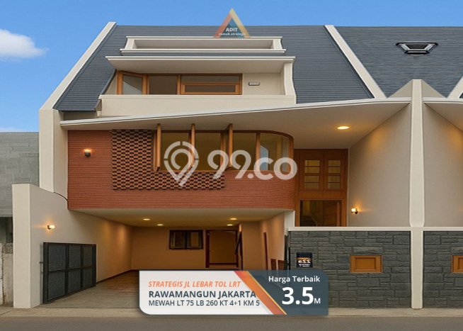 Ready to Use! Premium House LT 75m2 Desain Elegan di Rawamangun Ready to Use! Premium House LT 75m2 Desain Elegan di Rawamangun