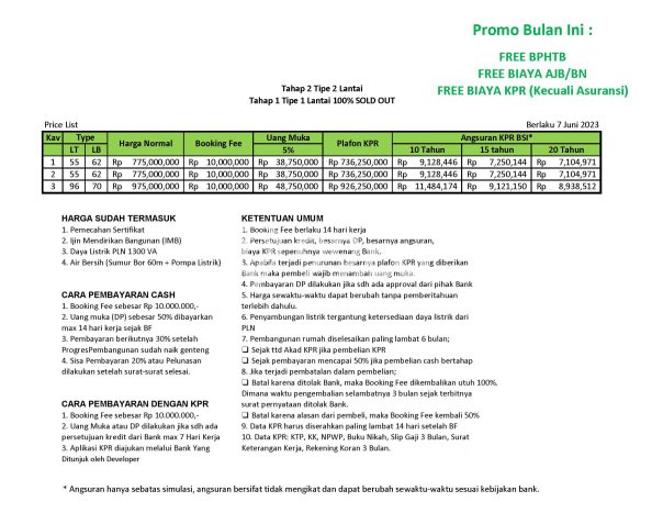 HARGA SPECIAL! Rumah Nyaman di Pekayon, Bekasi, Luas 55m² Bangunan 60m² Bisa Nego! HARGA SPECIAL! Rumah Nyaman di Pekayon, Bekasi, Luas 55m² Bangunan 60m² Bisa Nego!