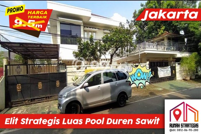 Rumah Asri di Duren Sawit, Jakarta Timur, Luas 625m² LB 800m² Rumah Asri di Duren Sawit, Jakarta Timur, Luas 625m² LB 800m²