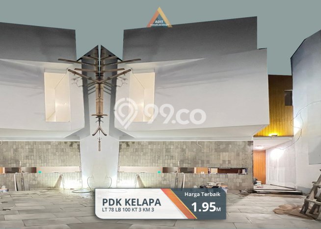 Rumah Modern 3 KT di Pondok Kelapa Jakarta Timur Unfurnished Rumah Modern 3 KT di Pondok Kelapa Jakarta Timur Unfurnished