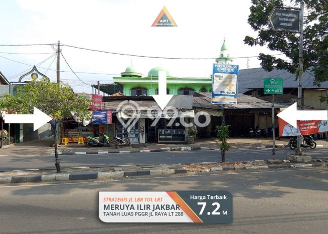 Untuk Dijual Tanah di Jakarta Barat, Luas 288m2 SHM Untuk Dijual Tanah di Jakarta Barat, Luas 288m2 SHM