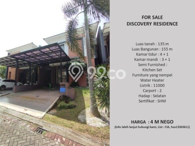 Hunian Mewah LB 155m2 Siap Huni Desain Elegan di Sektor 9-Bintaro, Tangerang Selatan Hunian Mewah LB 155m2 Siap Huni Desain Elegan di Sektor 9-Bintaro, Tangerang Selatan