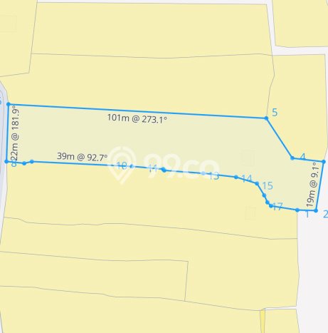 Lahan Strategis di Marga Dijual dengan Luas 2450m2 Lahan Strategis di Marga Dijual dengan Luas 2450m2