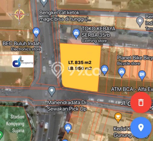 Ruko Komersial Disewakan di Denpasar Barat Denpasar Luas 950m2 Ruko Komersial Disewakan di Denpasar Barat Denpasar Luas 950m2