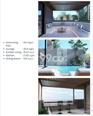 Vila di Kuta Selatan, Dimensi 120m2m², Dekat dengan fasilitas umum Vila di Kuta Selatan, Dimensi 120m2m², Dekat dengan fasilitas umum