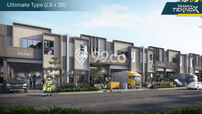 Unit Gudang Dijual di BSD Tangerang Selatan Luas Tanah 160m2, Luas Bangunan 160m2 Unit Gudang Dijual di BSD Tangerang Selatan Luas Tanah 160m2, Luas Bangunan 160m2