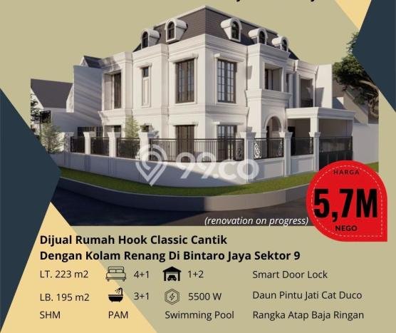 Rumah Luxury Modern Siap Huni di Sektor 9-Bintaro Tangerang Selatan Rumah Luxury Modern Siap Huni di Sektor 9-Bintaro Tangerang Selatan