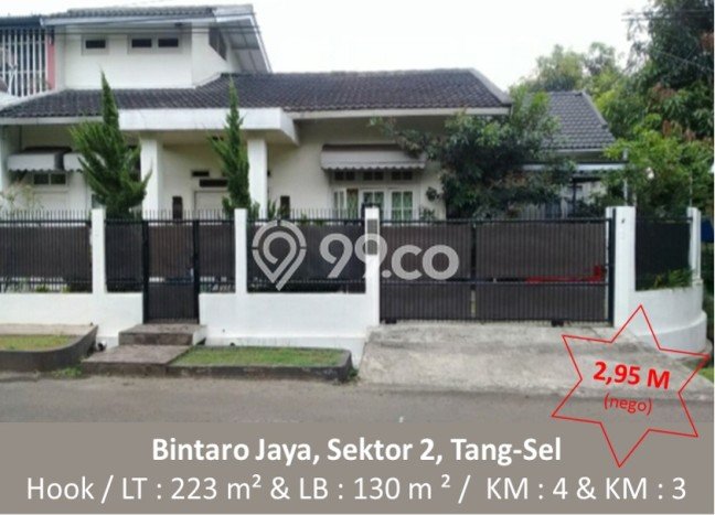 For Sale! Luxury House LT 223m2 Desain Elegan di Sektor 2 - Bintaro For Sale! Luxury House LT 223m2 Desain Elegan di Sektor 2 - Bintaro