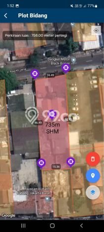 Tanah Dijual Lokasi Kebon Jeruk, Jakarta Barat Luas 742m2 Legalitas Aman Tanah Dijual Lokasi Kebon Jeruk, Jakarta Barat Luas 742m2 Legalitas Aman