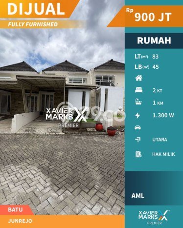 Hunian Cantik Modern Lb 45m2 di Junrejo, Batu Hunian Cantik Modern Lb 45m2 di Junrejo, Batu