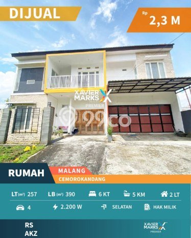 Hunian Cantik Modern Lb 390m2 di Kedungkandang, Malang Hunian Cantik Modern Lb 390m2 di Kedungkandang, Malang