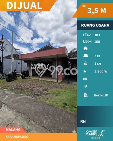 Komersial Dijual Lokasi Emas di Karangploso Luas 100m2 Komersial Dijual Lokasi Emas di Karangploso Luas 100m2