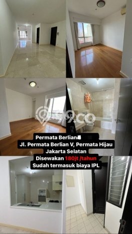 Apartemen Sewa 2 Kamar Hemat Siap Huni di Jakarta Selatan, Luas 117m2 Apartemen Sewa 2 Kamar Hemat Siap Huni di Jakarta Selatan, Luas 117m2