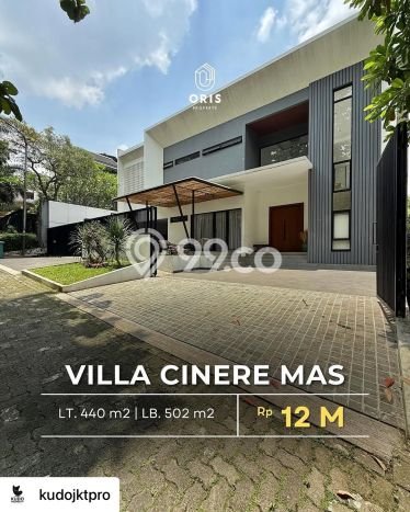 Hunian Elit LB 502m2 Siap Huni Desain Elegan di Cinere, Jakarta Selatan Hunian Elit LB 502m2 Siap Huni Desain Elegan di Cinere, Jakarta Selatan