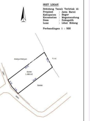 Kavling Tanah di Megamendung Dijual Luas 486m2 Legalitas SHM Kavling Tanah di Megamendung Dijual Luas 486m2 Legalitas SHM