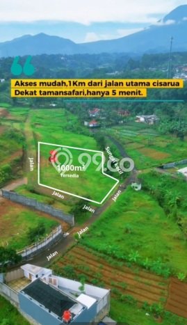 Tanah Kavling untuk Dijual di Cisarua Bogor 1000m2 Tanah Kavling untuk Dijual di Cisarua Bogor 1000m2