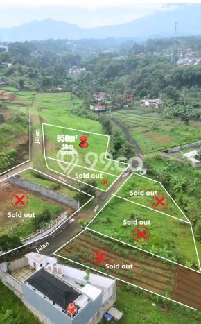Tanah Dijual Lokasi Cisarua, Bogor dengan Luas Tanah 850m2 dan Status SHM Tanah Dijual Lokasi Cisarua, Bogor dengan Luas Tanah 850m2 dan Status SHM