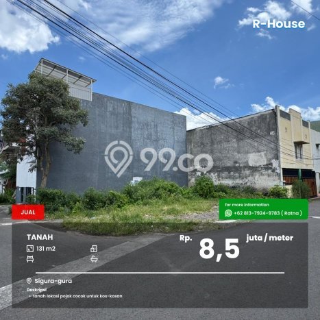 Tanah Dijual Lokasi Strategis di Malang dengan Luas 131m2 Tanah Dijual Lokasi Strategis di Malang dengan Luas 131m2