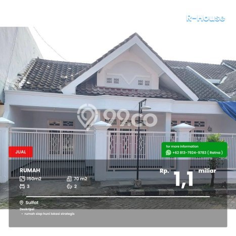 Rumah Minimalis 5 KT di Sulfat Malang Unfurnished Rumah Minimalis 5 KT di Sulfat Malang Unfurnished