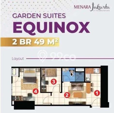 Hunian Apartemen Sewa Terjangkau 49m2 di Kemayoran, Cocok Dijadikan Hunian Anda Hunian Apartemen Sewa Terjangkau 49m2 di Kemayoran, Cocok Dijadikan Hunian Anda