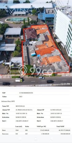 Dijual Tanah Kawasan Bisnis di Kebon Jeruk, Luas 2435m2m², Prospek Bagus Dijual Tanah Kawasan Bisnis di Kebon Jeruk, Luas 2435m2m², Prospek Bagus