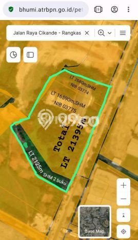 Jarang Ada! Tanah di Cikande Punya Luas 21395m2 SHM Jarang Ada! Tanah di Cikande Punya Luas 21395m2 SHM