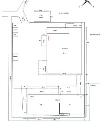Unit Gudang Dijual di Cileungsi Bogor Luas Bangunan 1700m2 Unit Gudang Dijual di Cileungsi Bogor Luas Bangunan 1700m2
