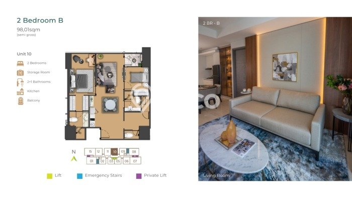 Apartemen Premium Dijual di Kembangan, Jakarta Barat Punya 2 Kamar & 2 Kamar Mandi Apartemen Premium Dijual di Kembangan, Jakarta Barat Punya 2 Kamar & 2 Kamar Mandi