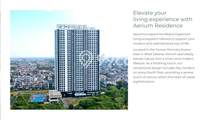 Apartemen Premium Dijual di Kembangan, Jakarta Barat Punya 2 Kamar & 2 Kamar Mandi Apartemen Premium Dijual di Kembangan, Jakarta Barat Punya 2 Kamar & 2 Kamar Mandi