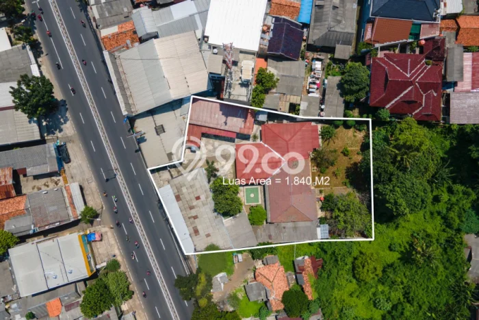 Tanah Dijual Lokasi Kramat Jati, Jakarta Timur Luas 1840m2 Legalitas Aman Tanah Dijual Lokasi Kramat Jati, Jakarta Timur Luas 1840m2 Legalitas Aman