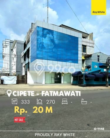 Ruko Dijual di Jakarta Selatan LT 333m2 & LB 270m2 Lokasi Terbaik! Ruko Dijual di Jakarta Selatan LT 333m2 & LB 270m2 Lokasi Terbaik!