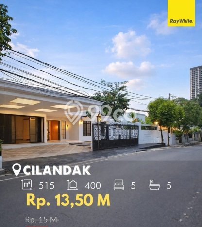 Siap Huni Hunian Elit 5 Kamar di Cilandak Dekat ke Mana Saja Siap Huni Hunian Elit 5 Kamar di Cilandak Dekat ke Mana Saja