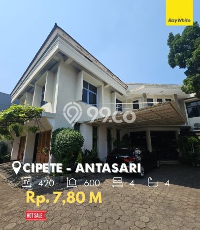For Sale! Premium House LT 420m2 Desain Modern di Cipete For Sale! Premium House LT 420m2 Desain Modern di Cipete