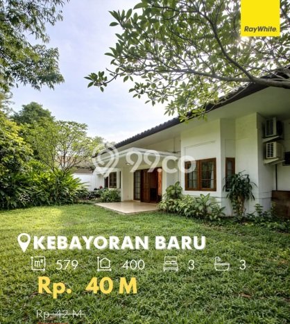 Siap Huni Rumah Mewah 3 Kamar di Kebayoran Baru Dekat ke Mana Pun Siap Huni Rumah Mewah 3 Kamar di Kebayoran Baru Dekat ke Mana Pun